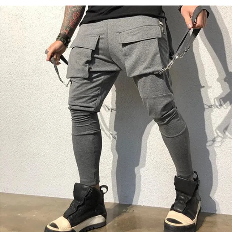 Fashion Hip-Hop Big Pocket Casual Sports Pants