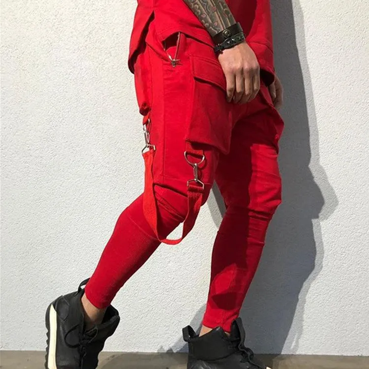Fashion Hip-Hop Big Pocket Casual Sports Pants