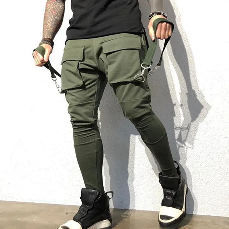 Fashion Hip-Hop Big Pocket Casual Sports Pants