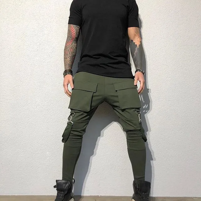 Fashion Hip-Hop Big Pocket Casual Sports Pants