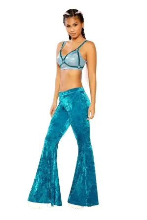 FF109 - CRUSHED VELVET BELL-BOTTOMS