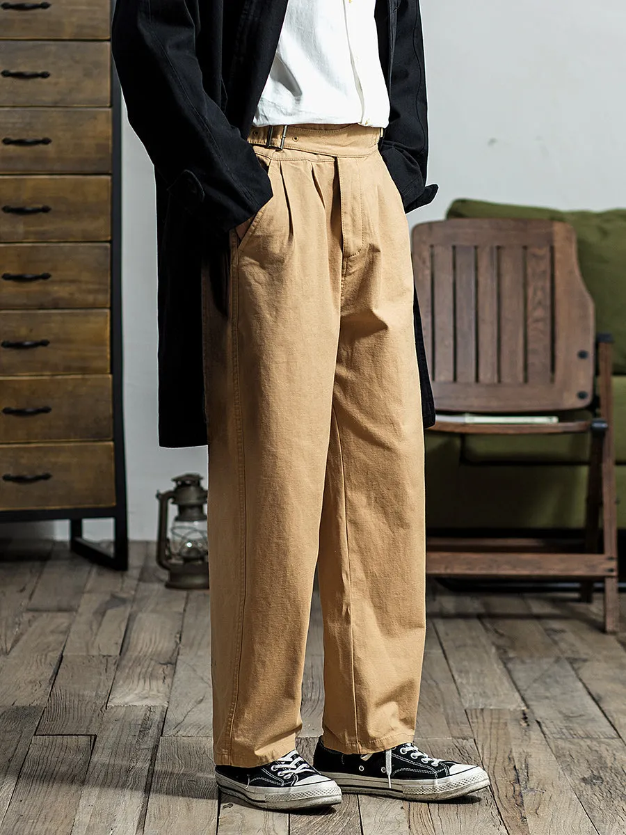 Gurkha Pants Men's American Retro Loose Casual Pants