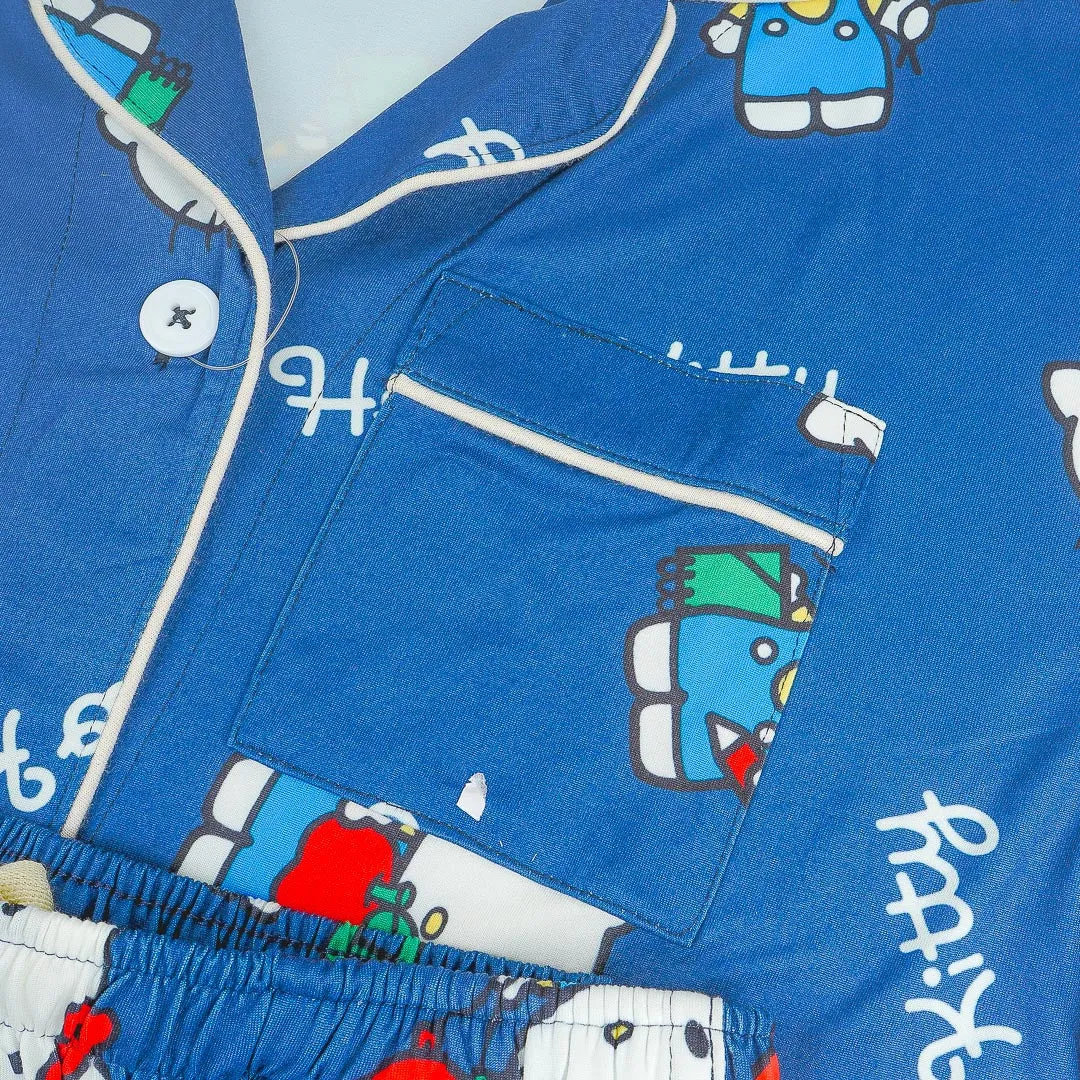 Hello Kitty Button Down Pajama Set