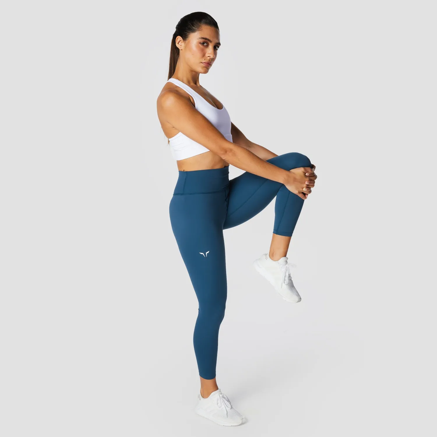 Infinity Cropped 7/8 Leggings- Deep Cerulean