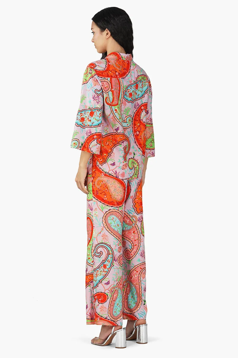 Iris Paisley Co-ord Set Orange