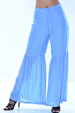 Ladies Bell Bottom Drawstring Pants by Azucar