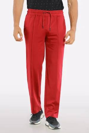 Maroon Causal Knitted Trouser