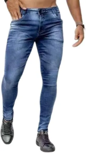 Mens Jeans Pants Slim Fit Comfy Stretch Jeans Pants Distressed Fashion Comfort Pants Summer Trousers for Daily Work