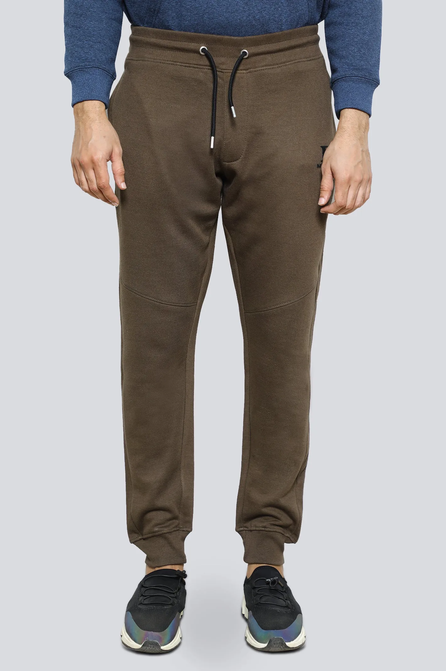 Olive Causal Knitted Trouser