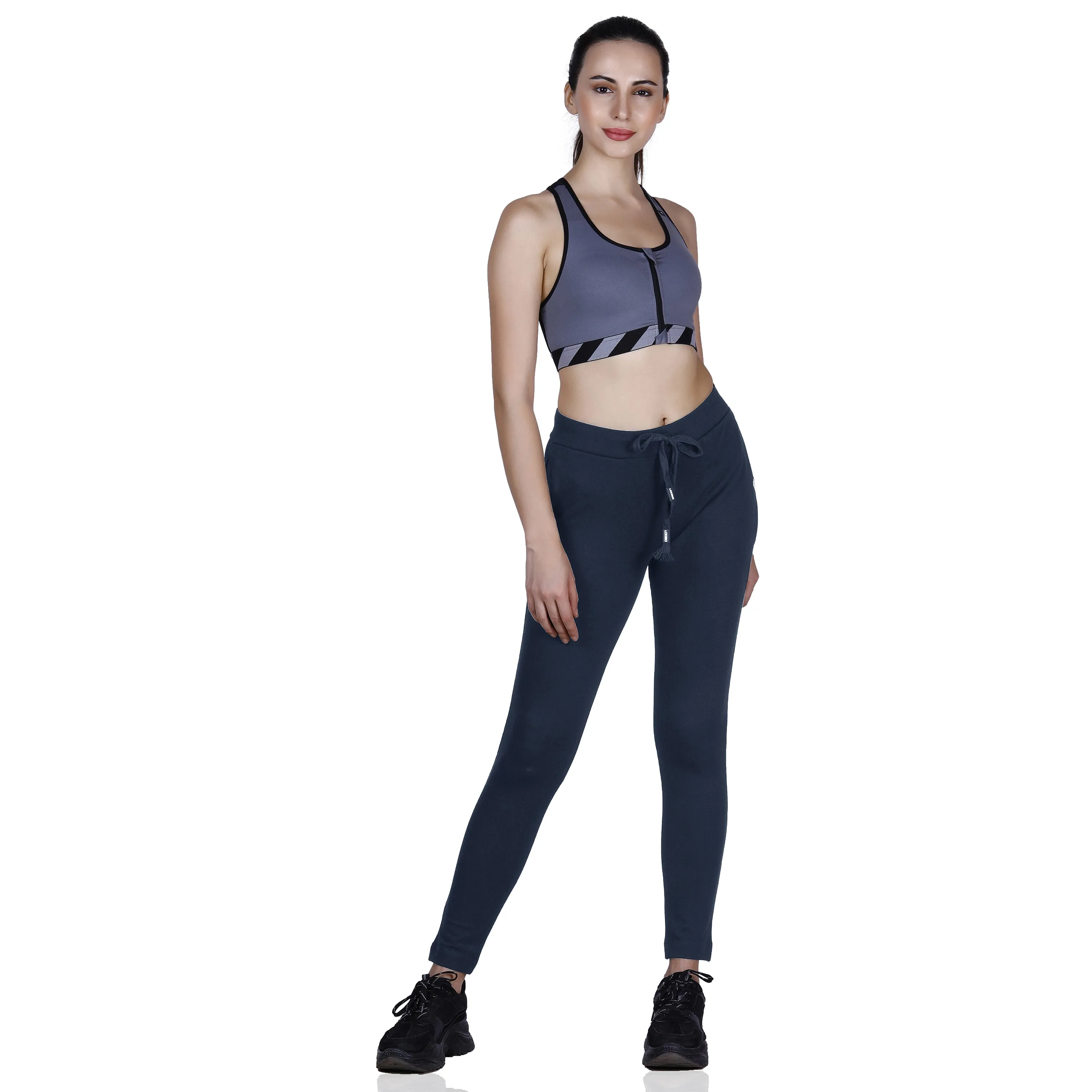 SLIM FIT COTTON PANTS FOR WOMEN