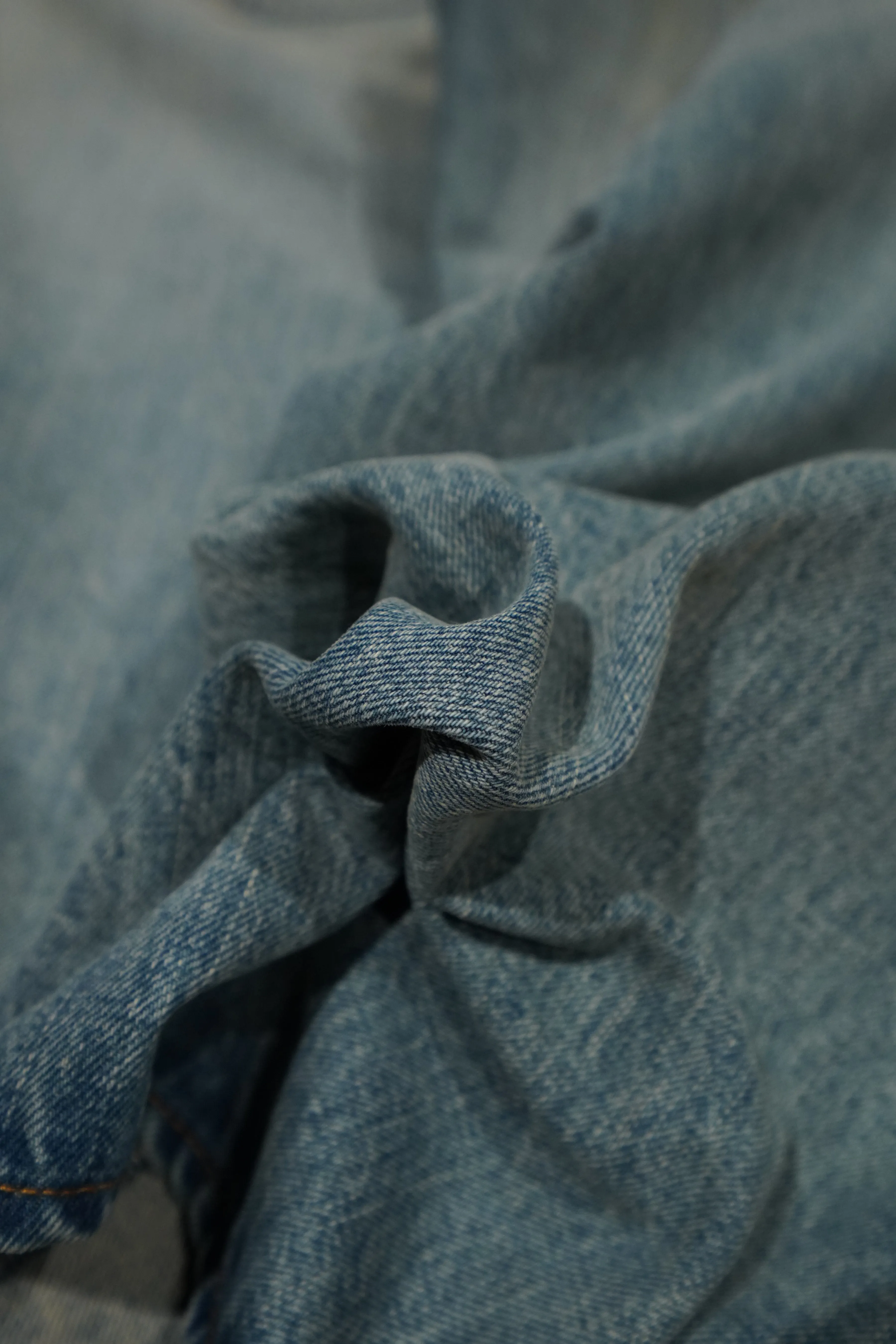 SUGARHILL FADED BELL-BOTTOM DENIM PANTS