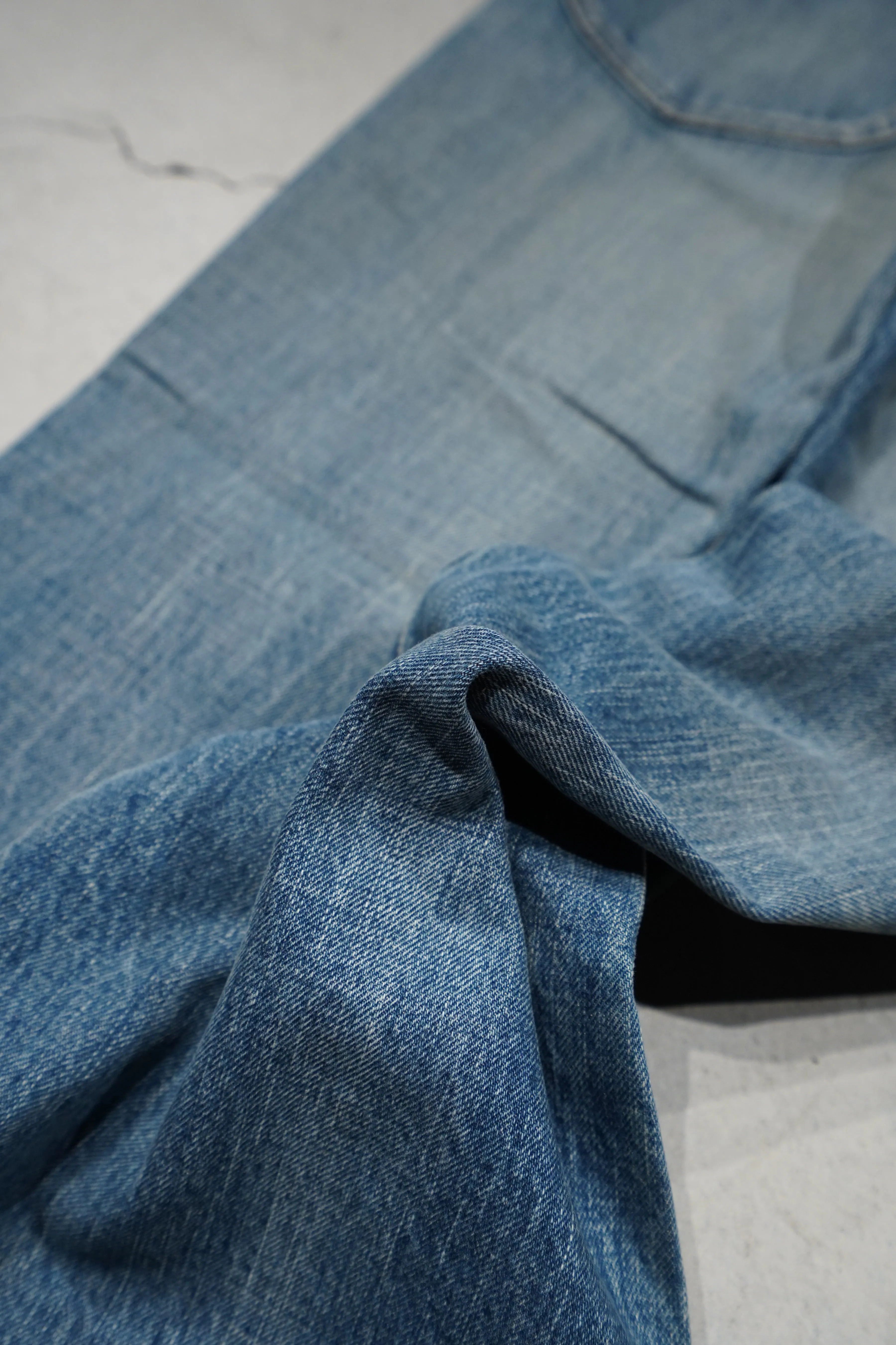 SUGARHILL FADED BELL BOTTOM DENIM PANTS