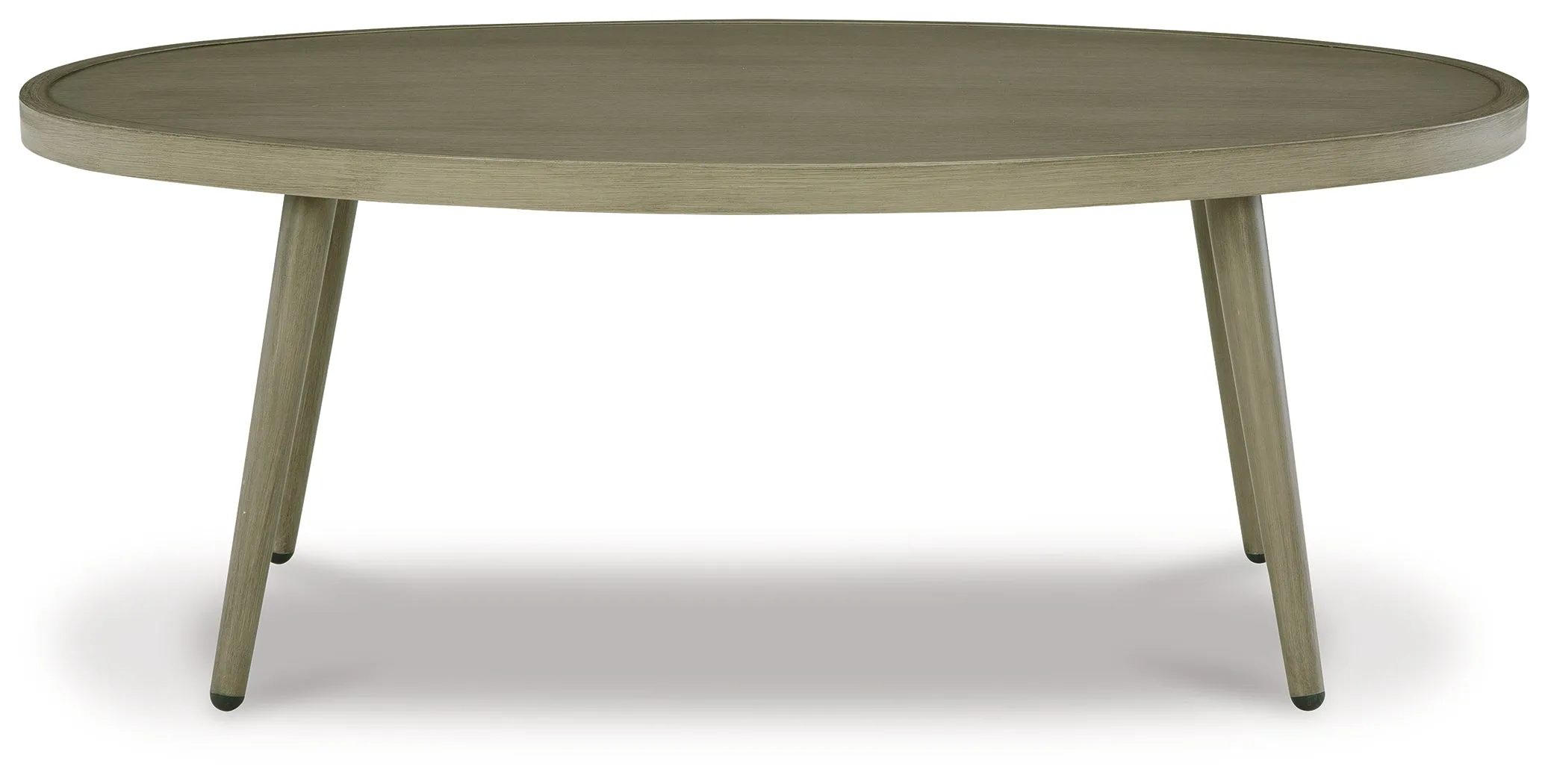 Swiss Valley Outdoor Sofa and  2 Lounge Chairs with Coffee Table and 2 End Tables in Beige