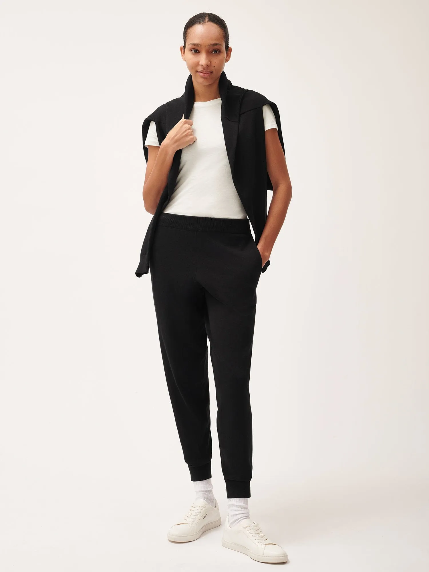 Womens DNA Knitted Track Pantsblack