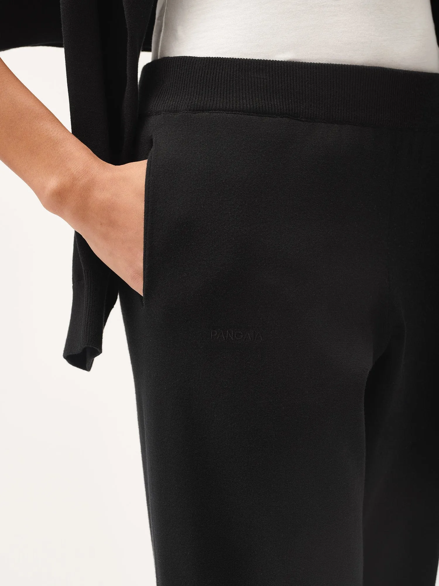 Womens DNA Knitted Track Pantsblack